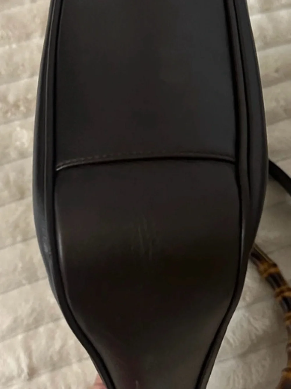 Gucci brown & gold Bamboo Shoulder Bag